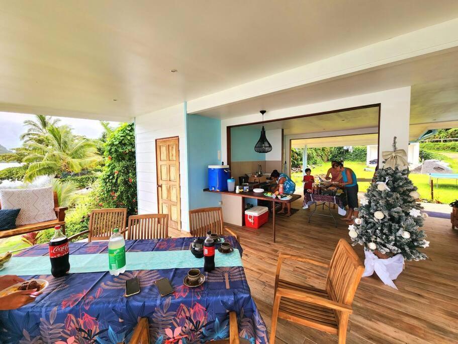 Duplex En Bord De Mer Fare Tahitea Pension Taputapuapea Екстер'єр фото