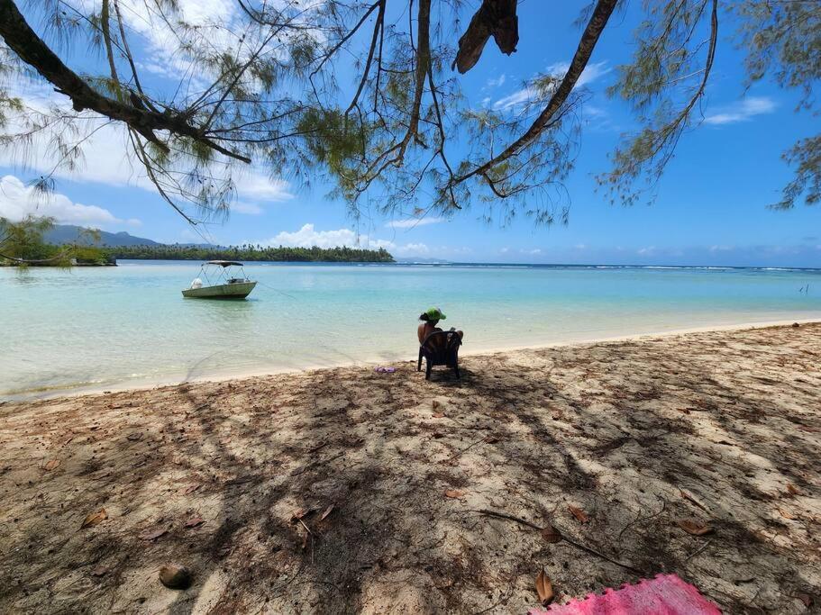 Duplex En Bord De Mer Fare Tahitea Pension Taputapuapea Екстер'єр фото