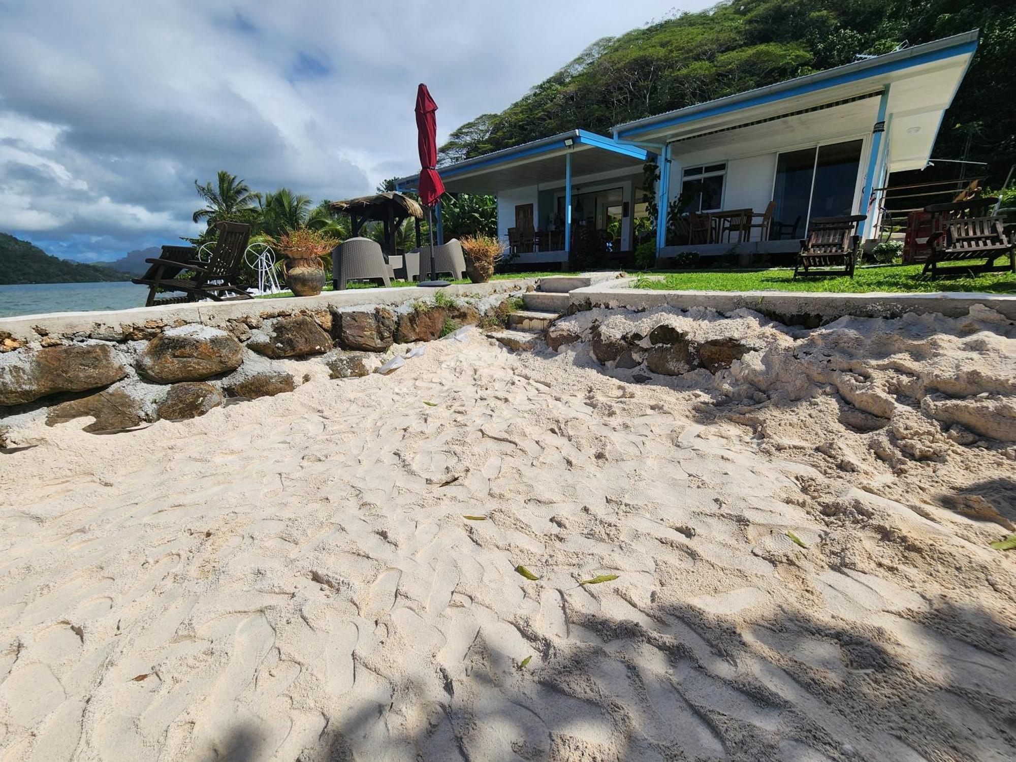 Duplex En Bord De Mer Fare Tahitea Pension Taputapuapea Екстер'єр фото